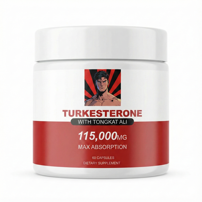 Suplemento TURKESTERONE 60 Cápsulas - aumento de masa muscular y recuperacion