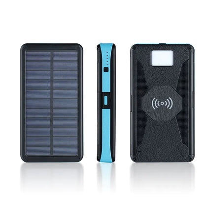 Banco de Energía Solar Magnético Impermeable de 20000mAh