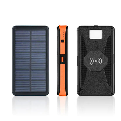 Banco de Energía Solar Magnético Impermeable de 20000mAh